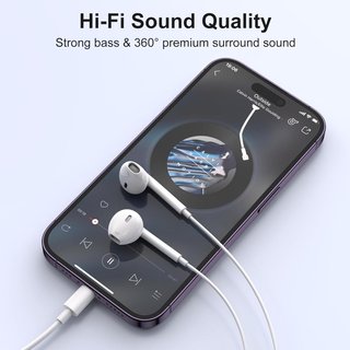 Auriculares In Ear para iPhone con micrófono