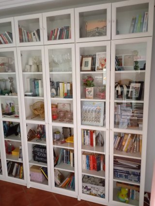 Estantería Ikea Billy Cristal Blanca