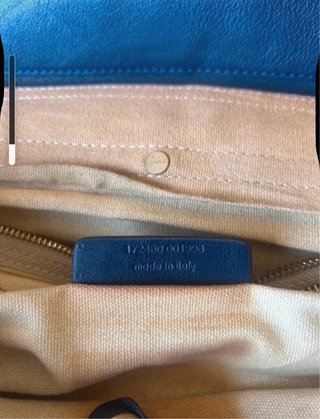 Bolso Saint Laurent Negro/Gris Piel Cocodrilo