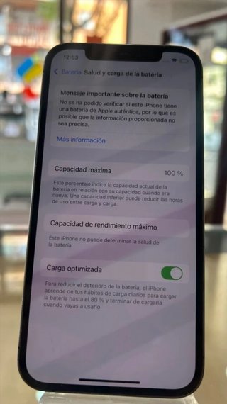 iPhone 12 Pro Gris 128GB Batería 100%