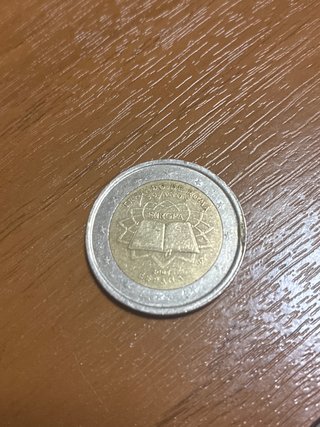 Moneda 2€ Tratado de Roma España 2007