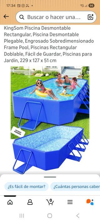 Piscina Desmontable Familiar Nueva