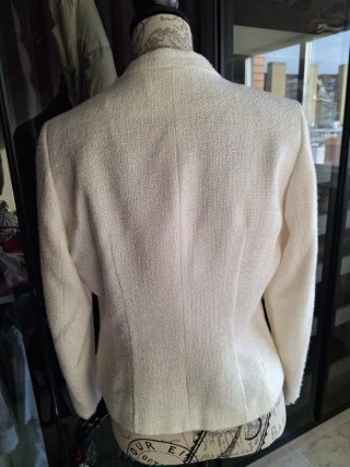 Chaqueta Roberto Verino Blanco Roto Talla XL