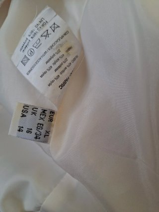 Chaqueta Roberto Verino Blanco Roto Talla XL