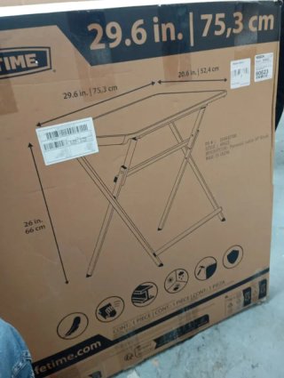 Mesa Plegable portátil Lifetime 75x52 cm