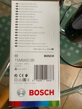 Molinillo de café Bosch negro