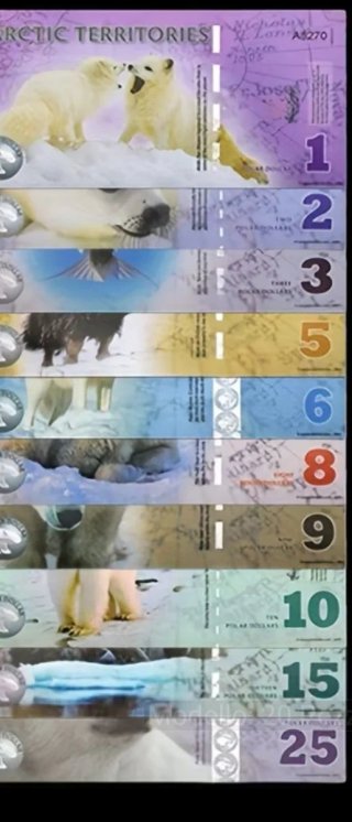 Banconote Arctic Territories