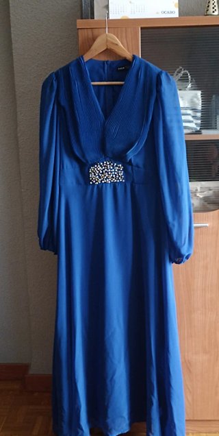 Vestido SHEIN azul talla 44