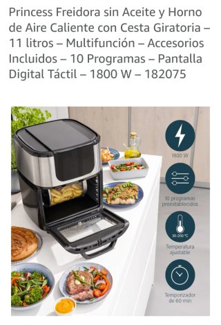 Freidora de aire Princess 11L