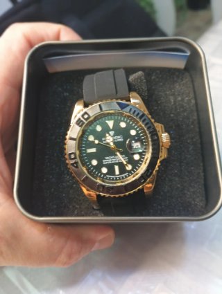 Orologio Federic Oro Nero Automatico