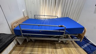 Grua personas + cama articulada + colchón antiesca