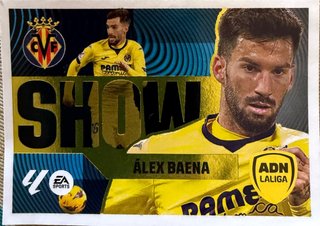 Cromo Alex Baena Show Villarreal CF
