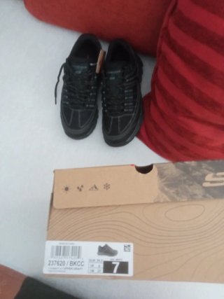 Skechers Zapatillas Hombre Negro/Gris