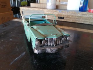 Cadillac de Chapa Metálico Vintage