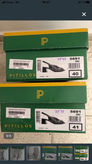 Sandalias Pitillos Piel plateadas