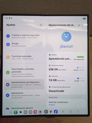 Samsung Galaxy Z Fold 6 256GB Plata