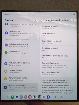 Samsung Galaxy Z Fold 6 256GB Plata