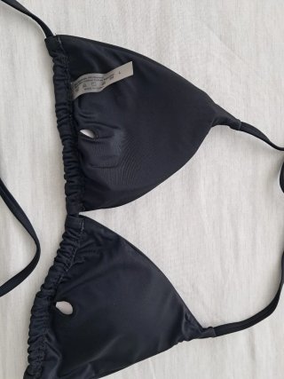 Bikini estampado floral y negro