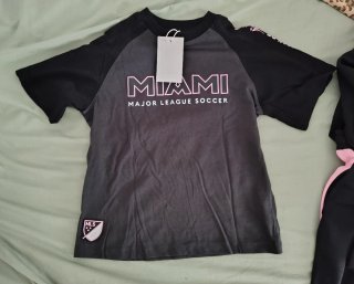 Conjunto Inter Miami CF Negro y Rosa / Talla 7-8