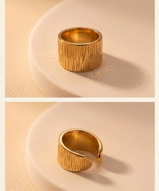 Anillo Dorado Ajustable