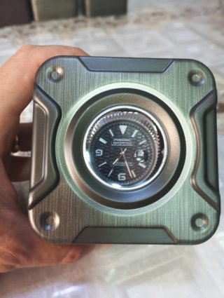 Orologio FREDRI Subacqueo Verde Argento