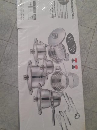 Set 25 pezzi AMC Batteria Acciaio Inox