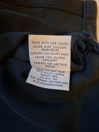 Polo Ralph Lauren Talla S Negro 100% ORIGINAL
