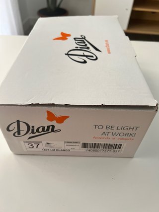 Zapatos de trabajo blancos Dian