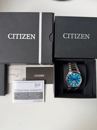 Citizen Tsuyosa Small Seconds Azul - NUEVO