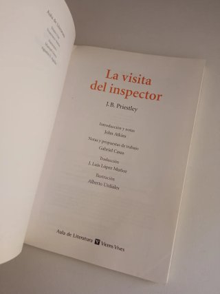 La Visita Del Inspector. Libro obligatorio E.S.O.