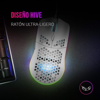 Mars Gaming ratón inalámbrico ergonómico RGB
