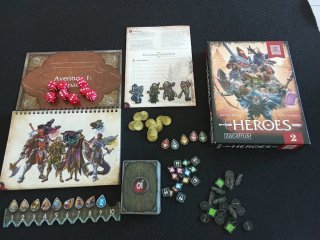 Juego de mesa Heroes 2 Aventura Zacatrus