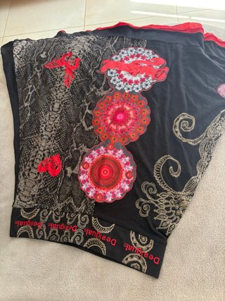 Falda Desigual estampada