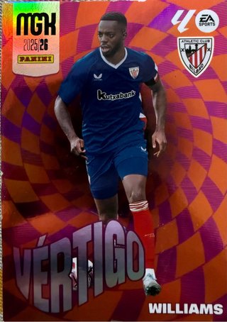 Cromo Panini Vértigo Williams 2025/26