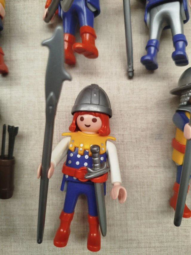 Lote Playmobil Soldados Medievales