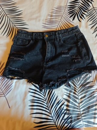 Lote 2 Pantalones Vaqueros (Negro y Azul)