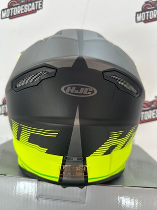 Casco HJC T-M Cross Amarillo/Negro