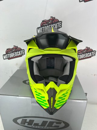 Casco HJC T-M Cross Amarillo/Negro