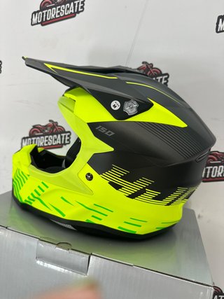 Casco HJC T-M Cross Amarillo/Negro