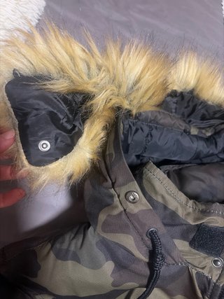 Parka militar impermeable camuflaje