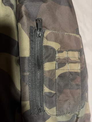 Parka militar impermeable camuflaje