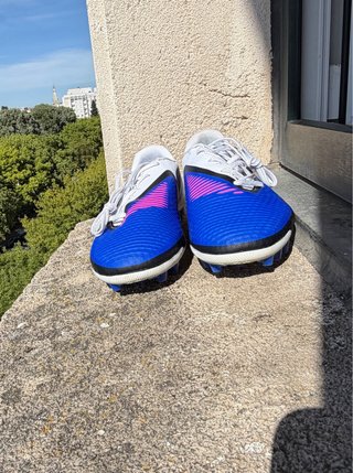 Zapatillas Nike Phantom Fútbol Azul/Rosa