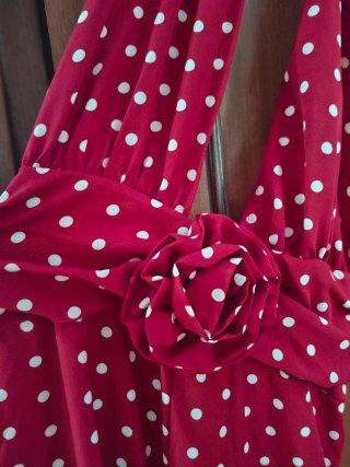 Mono rojo lunares SHEIN talla S