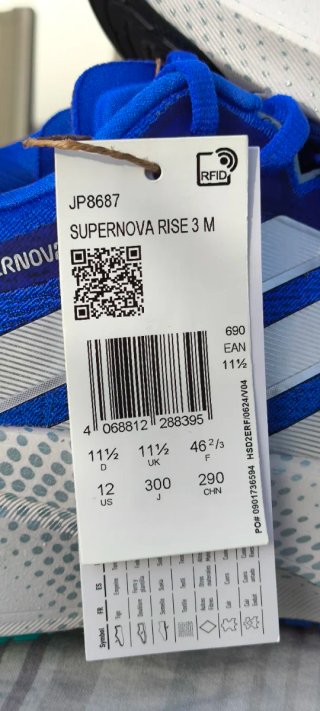 Adidas Supernova Rise 3 Talla 46 2/3 Azul