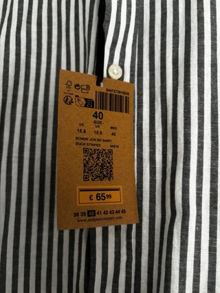 Camisa Oxford Algodón y Lino Scalpers Talla M