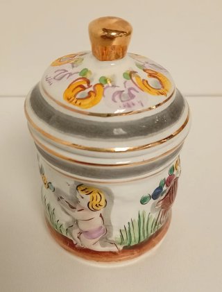 JUEGO DE TE PORCELANA ELPA ALCOBAÇA CHERUBS