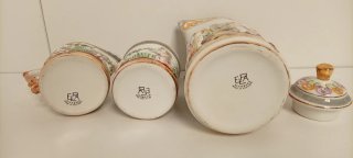JUEGO DE TE PORCELANA ELPA ALCOBAÇA CHERUBS
