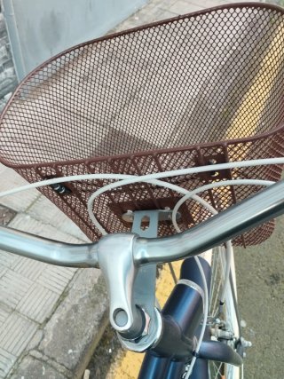 Bicicleta de paseo azul