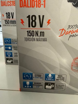 Lote 4 Herramientas Batería Daewoo