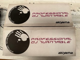 Akiyama Tocadiscos y Mesa de Mezcla
